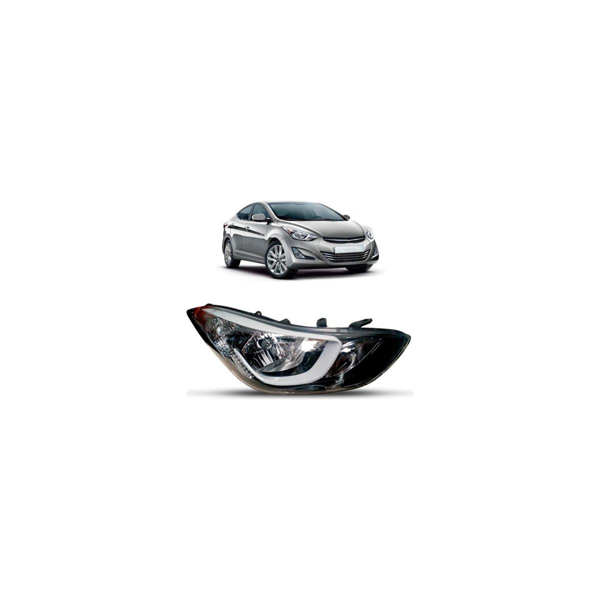 FAROL ESQUERDO ELANTRA 2014 A 2016 (RF25165)