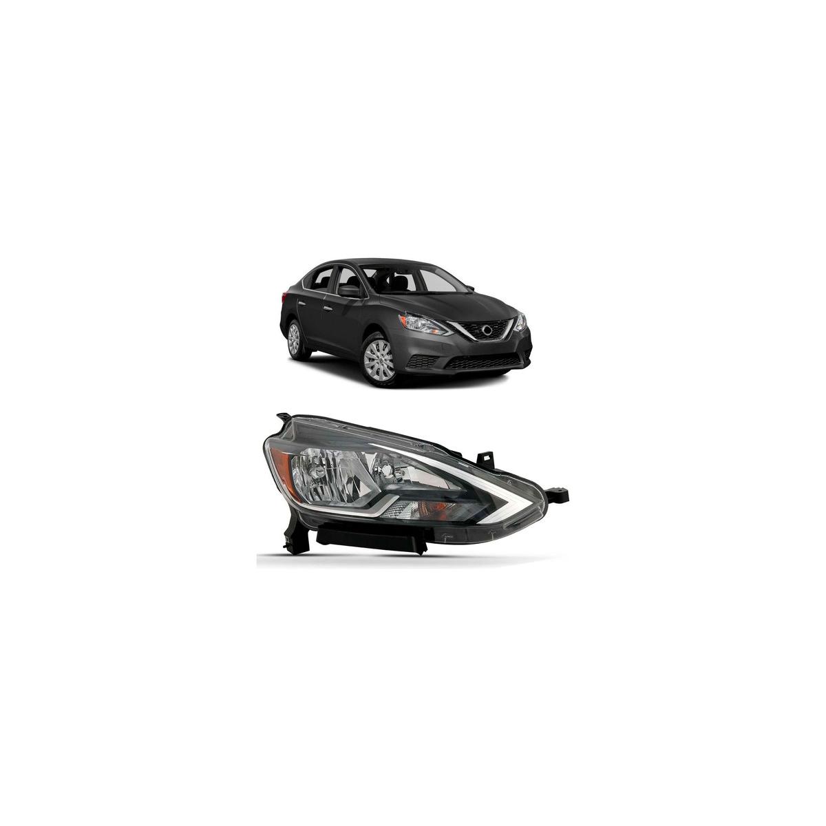 FAROL ESQUERDO SENTRA 2017 A 2021 (RF25835)