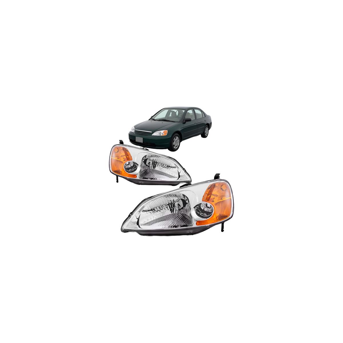 FAROL ESQUERDO CIVIC 2001 A 2003 (RF26229)