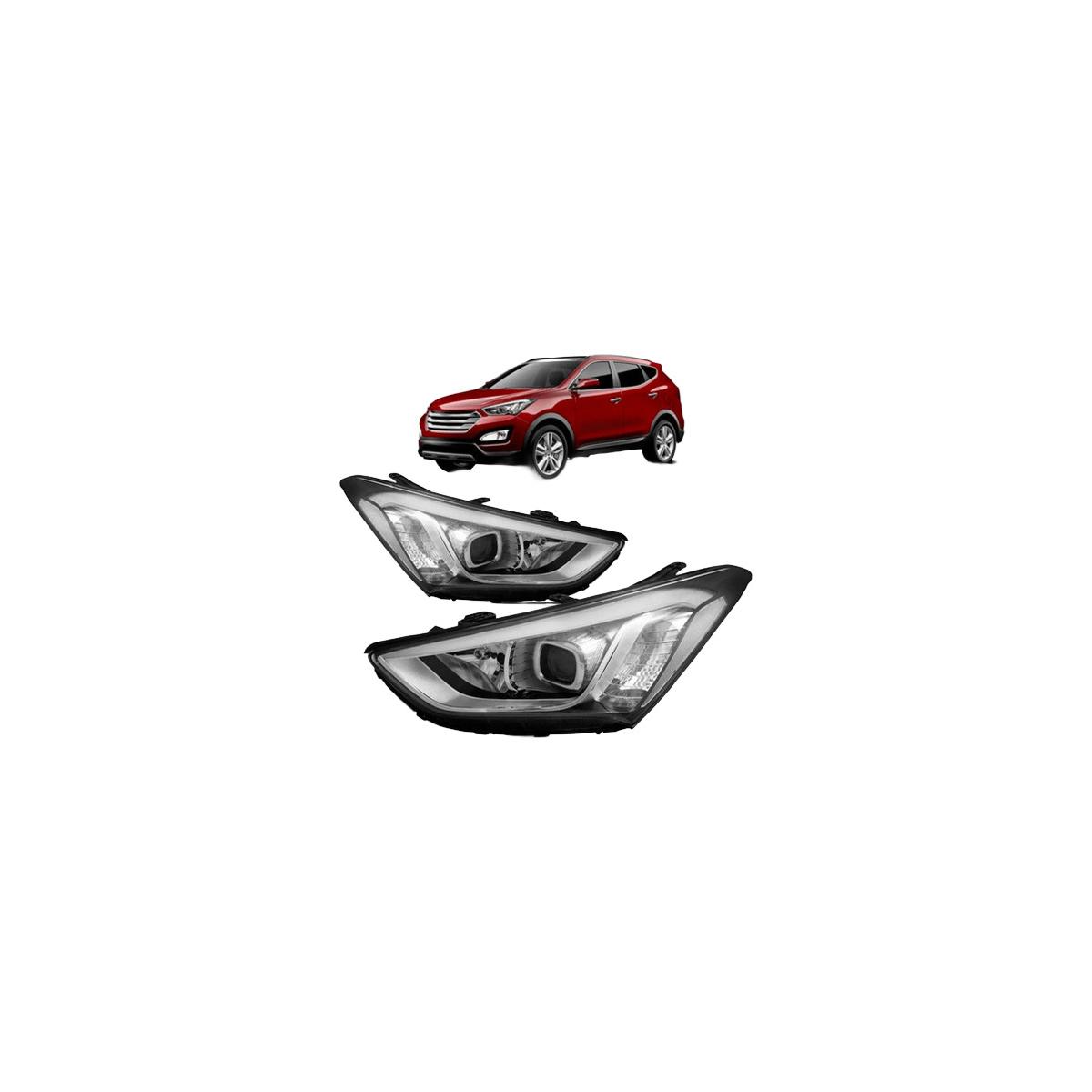 FAROL ESQUERDO SANTA FE 2014 A 2016 (RF26277)