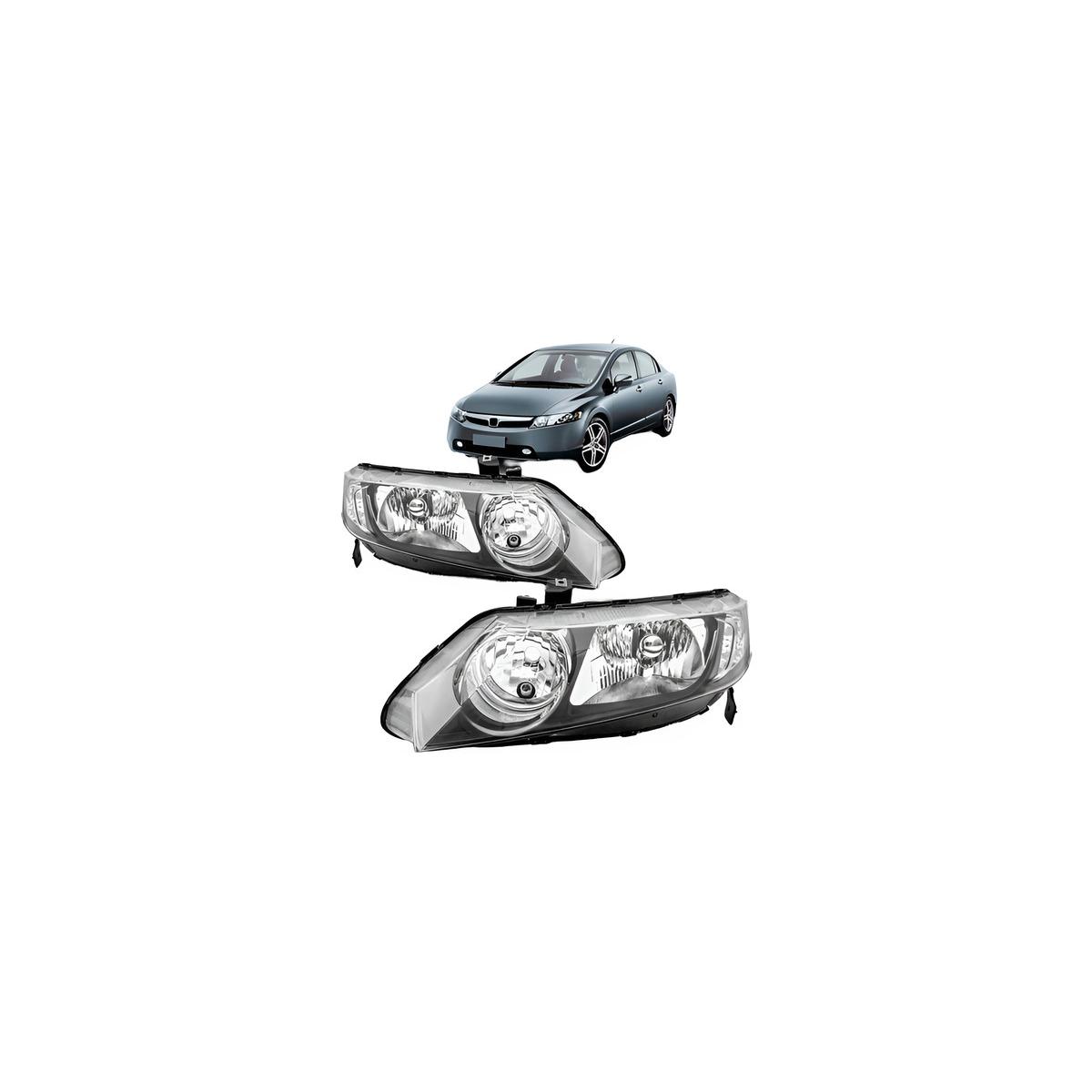 FAROL ESQUERDO CIVIC 2007 A 2011 (RF26901)