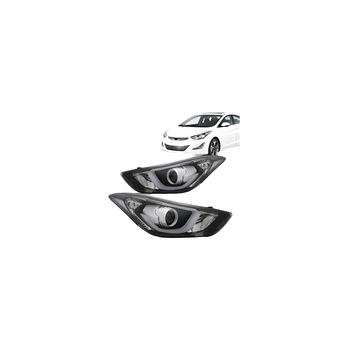 FAROL ESQUERDO ELANTRA 2014 A 2016 (RF27455)