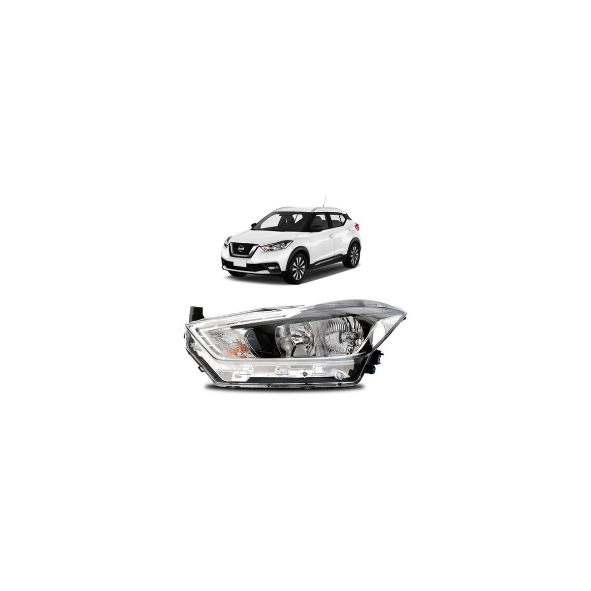 FAROL DIREITO KICKS 2017 A 2021 (RF27480)