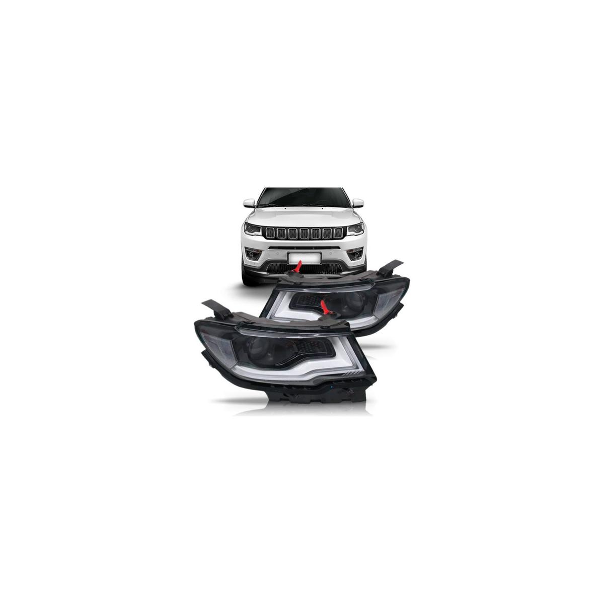FAROL ESQUERDO COMPASS 2017 A 2021 (RF27845)