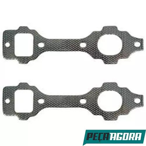 JOGO JUNTA COL ESCAPE PAR CHAPA E AMIANTO MERCEDES BENZ (3221420580)