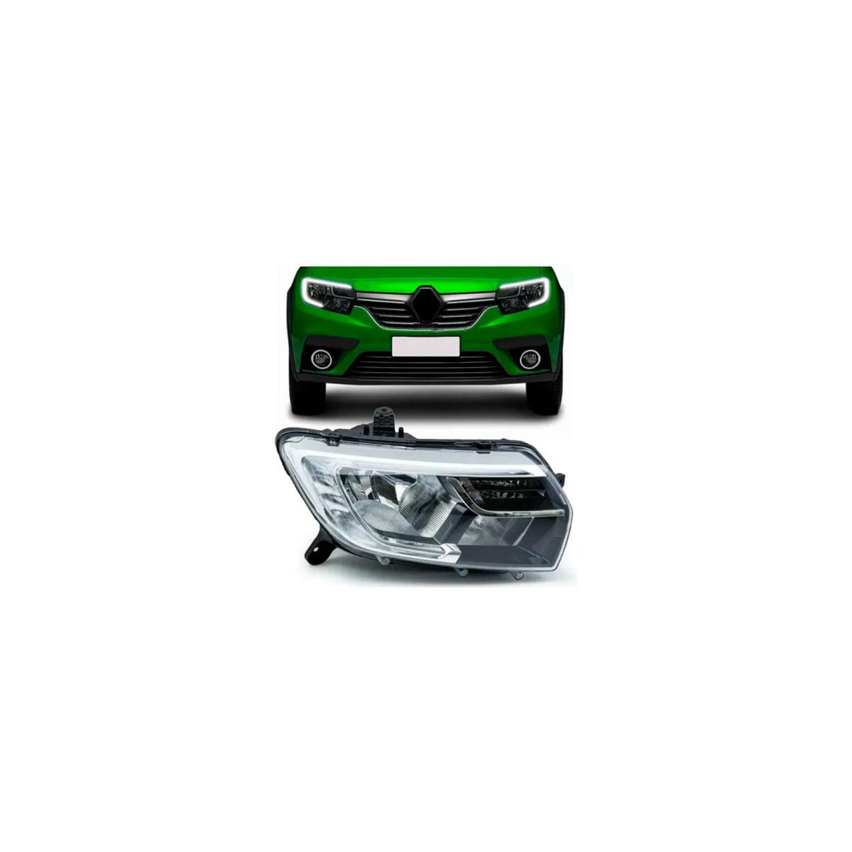 FAROL ESQUERDO SANDERO 2020 A 2024 (RF29417)