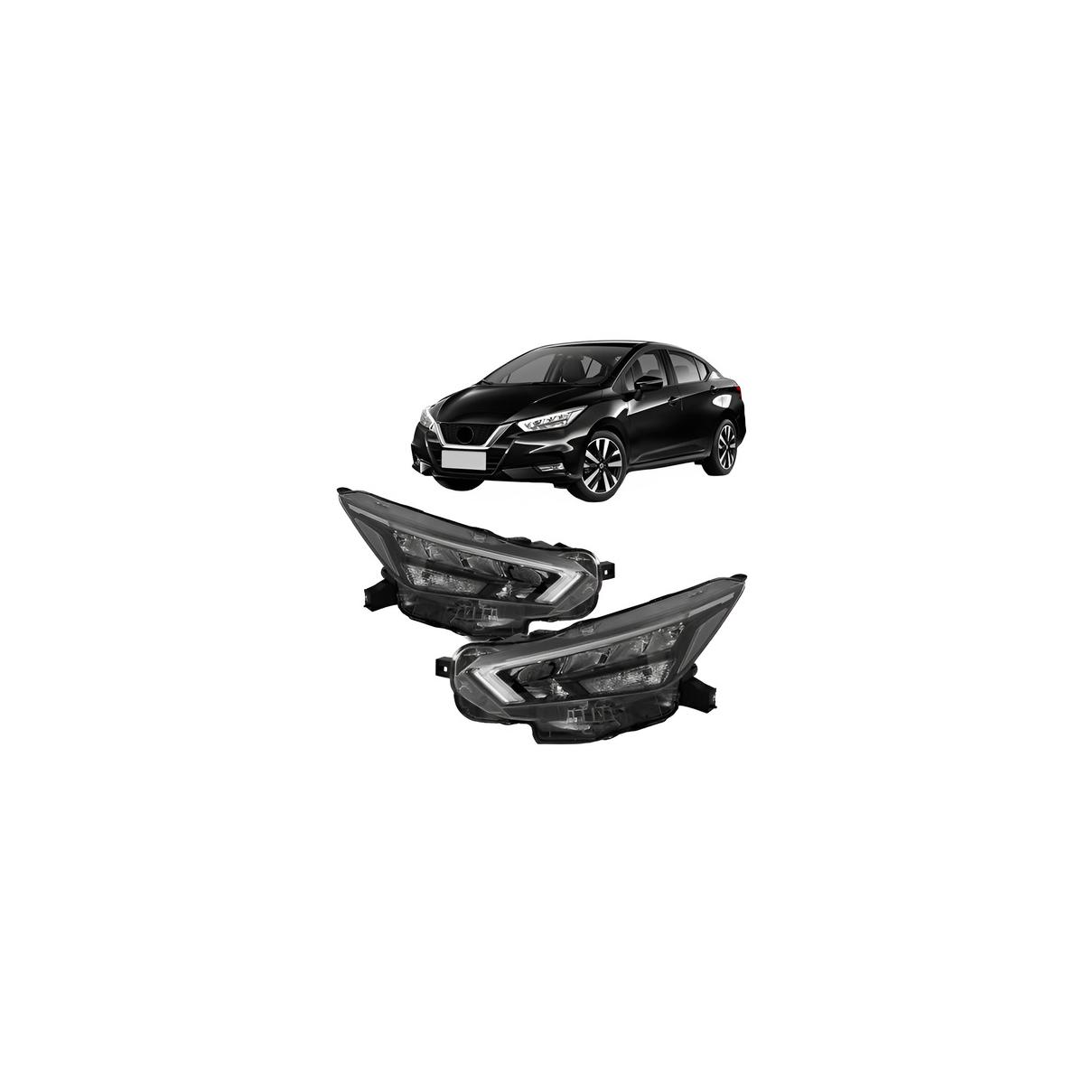 FAROL ESQUERDO VERSA 2020 A 2023 (RF30631)