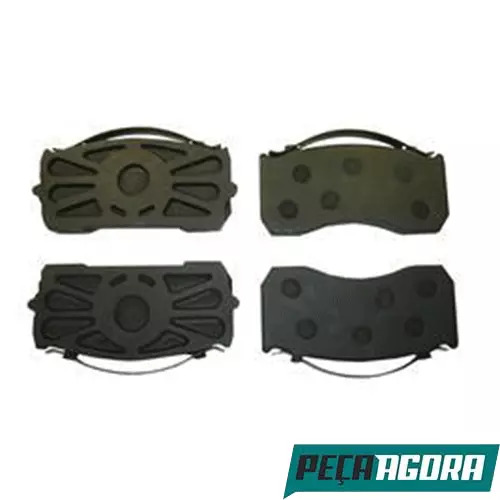 PASTILHA FREIO DIANTEIRO TRASEIRO MB ACCELO 915C C FURO CENTRO (0034207220./)
