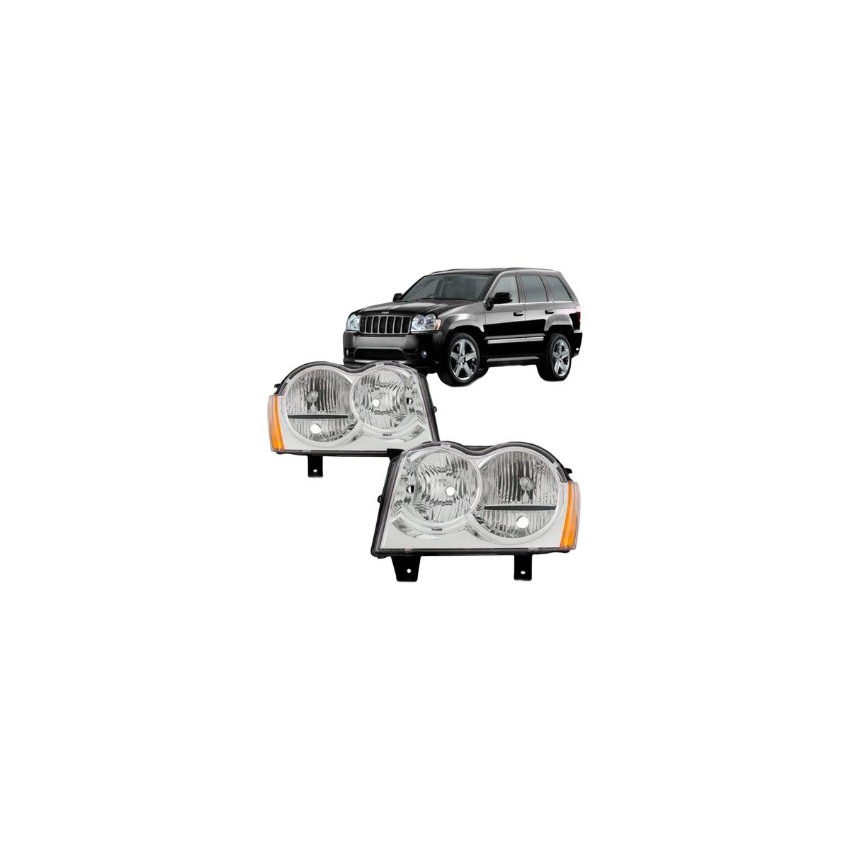 FAROL ESQUERDO GRAND CHEROKEE 2004 A 2007 (RF31243)