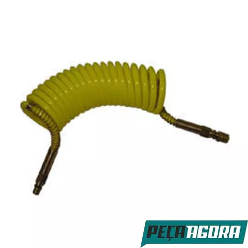 MANGUEIRA ESPIRAL CARRETA 6500MM M/F M16 X 1,50 AMARELO MERCEDES BENZ SISTEMA KN