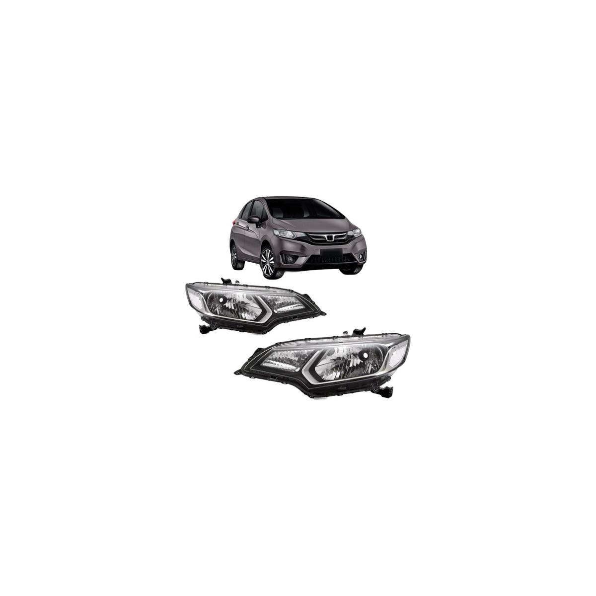 FAROL ESQUERDO FIT 2014 A 2017 (RF32657)