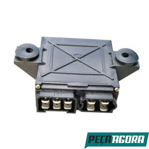 RELE 12V VOLTS 10 TERMINAIS COM NEGATIVO NO SOQUETE MB L608 LE E LD (3085447132)