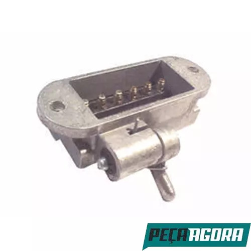 TOMADA FEMEA 6 POLOS CONEXAO ELETRICA MB MERCEDES BENZ L1932 (3505457126)