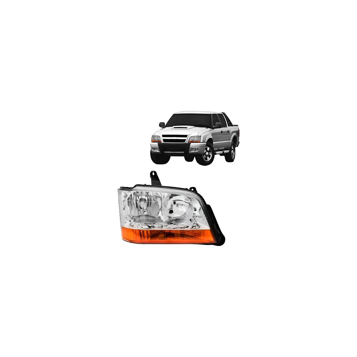 FAROL PRINCIPAL DIREITO S10 2001 A 2011 (RF14670)