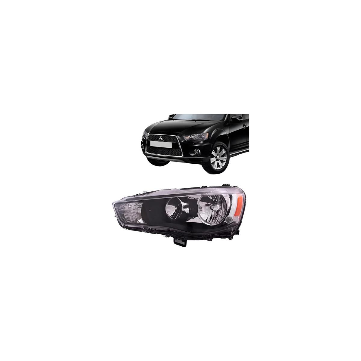 FAROL PRINCIPAL ESQUERDO OUTLANDER 2010.2011 (RF20511)