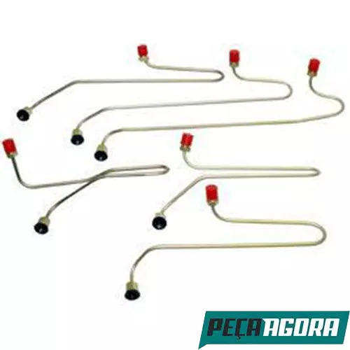 TUBULACAO INJETOR COMBUSTIVEL MB OF1318 1721 1620 MOTOR 366 CILINDRO 1 A 6 (3760