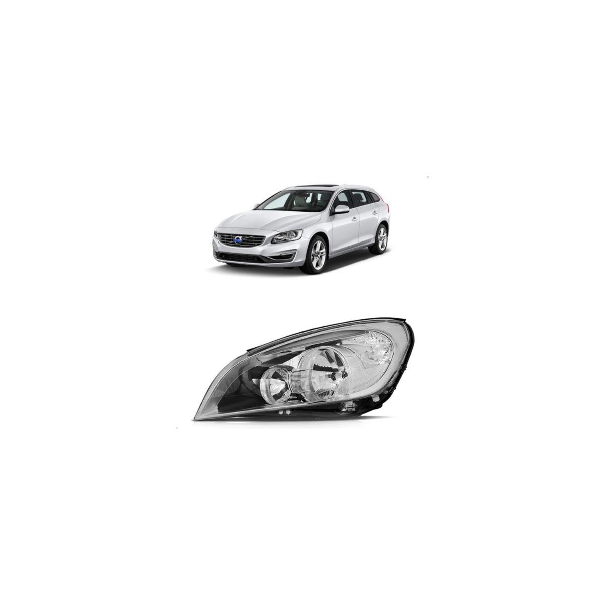 FAROL PRINCIPAL ESQUERDO V60 2011 A 2013 (RF26507)