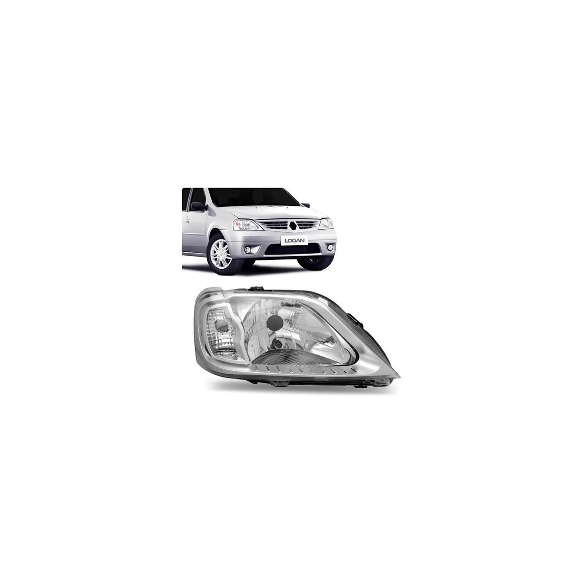 FAROL PRINCIPAL ESQUERDO LOGAN 2007 A 2010 (RF27193)