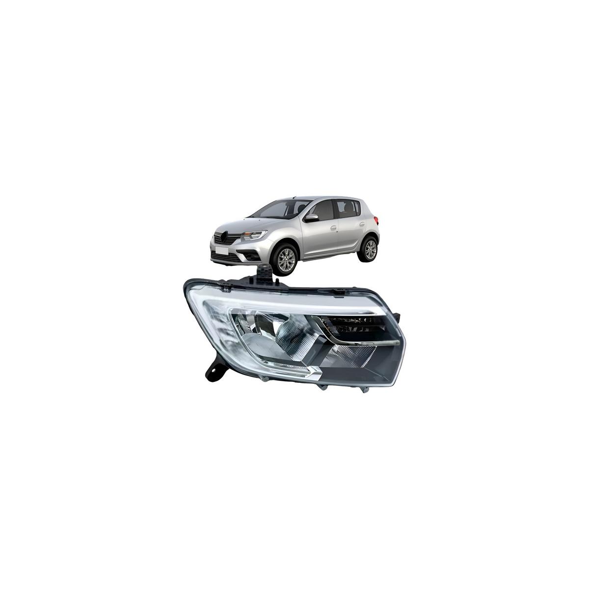 FAROL PRINCIPAL DIREITO SANDERO 2020 A 2024 (RF32024)