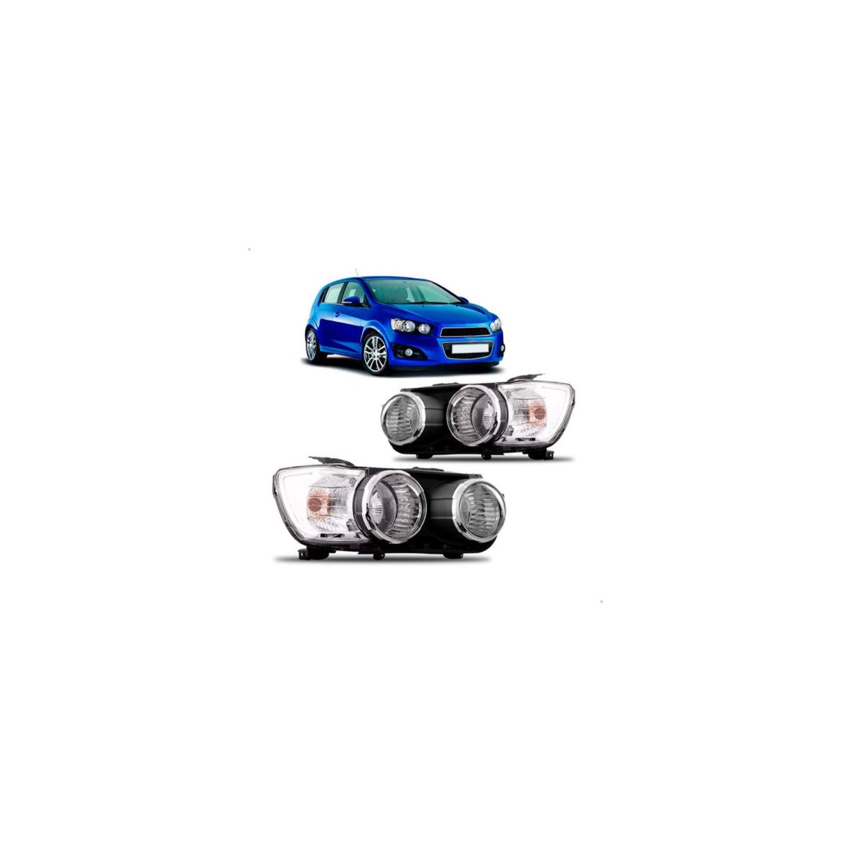 FAROL PRINCIPAL DIREITO SONIC 2012 A 2014 (RF33008)