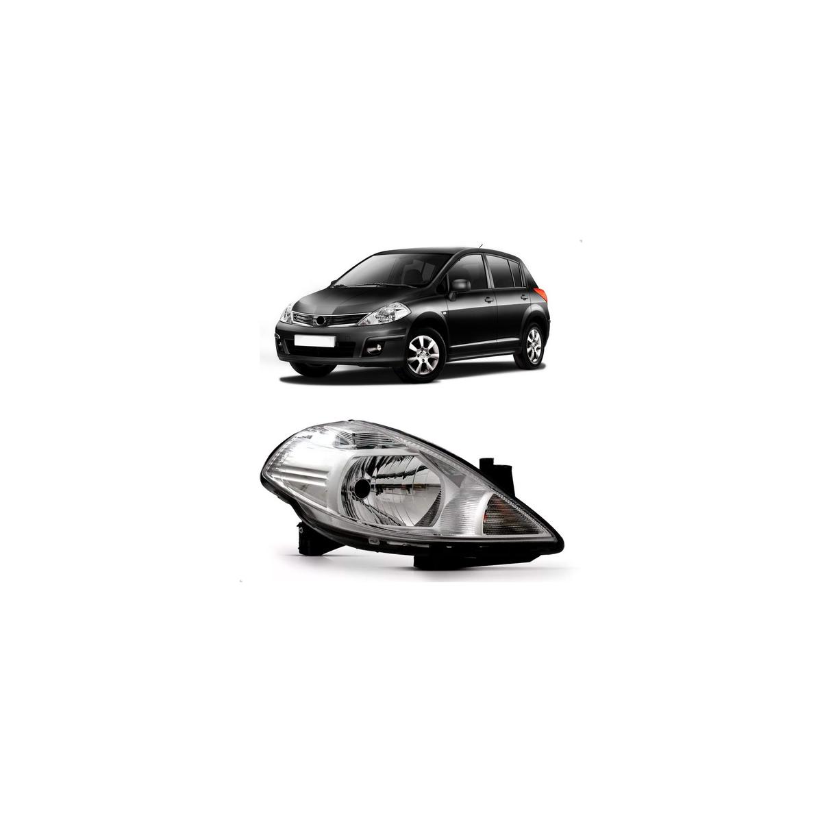 FAROL PRINCIPAL ESQUERDO TIIDA 2007 A 2013 (RF33017)