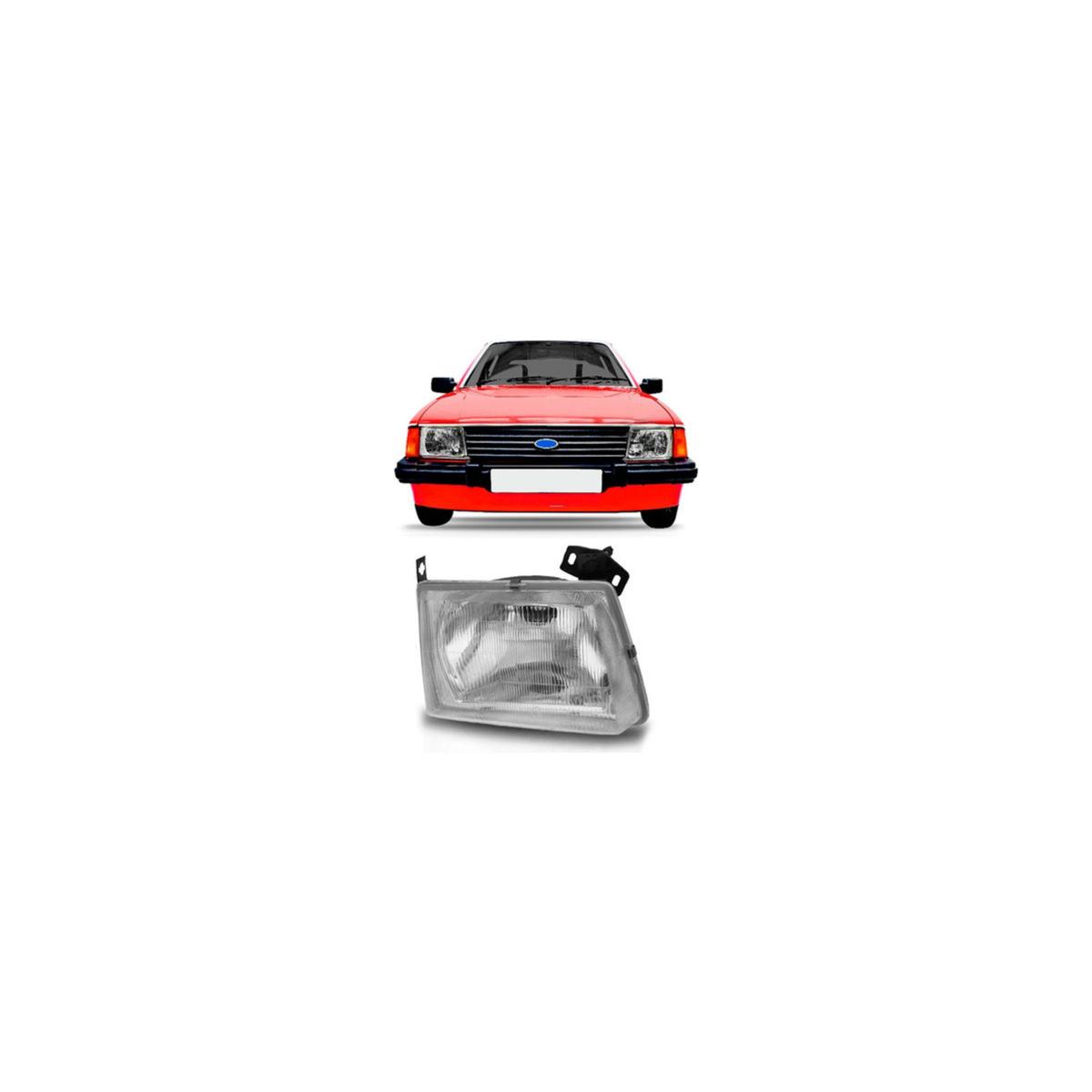 FAROL PRINCIPAL ESQUERDO ESCORT 1983 A 1986 (RFFD40E)