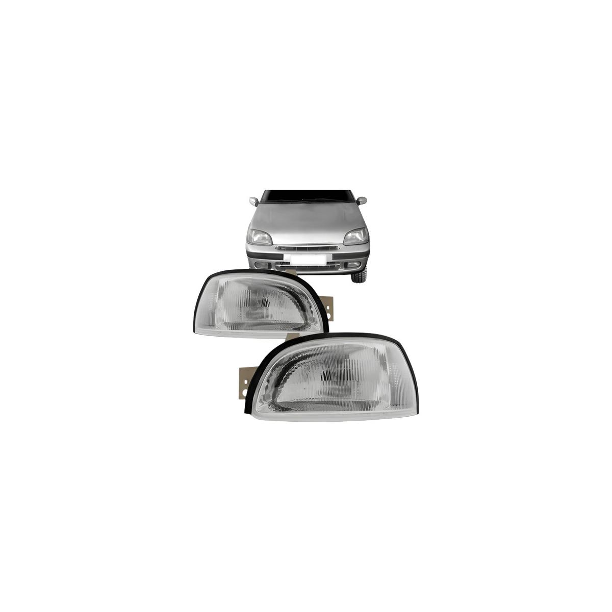 FAROL PRINCIPAL DIREITO CLIO 1996 A 1998 (RFVC781D)