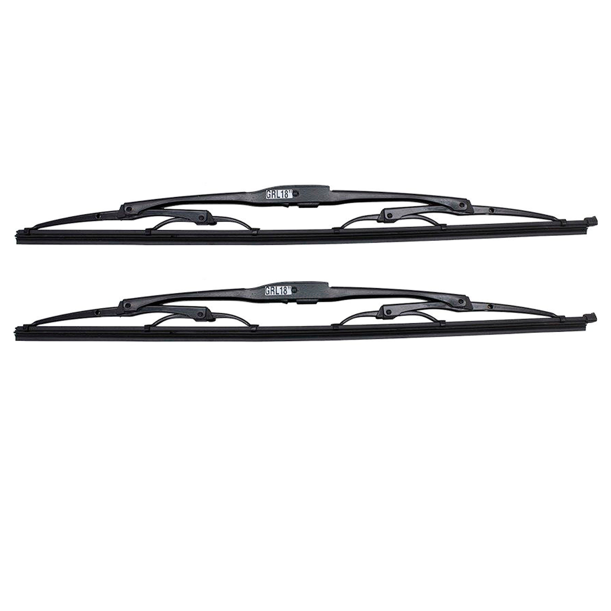PAR PALHETAS 18 POL LIMPADOR CELTA ESCORT CORSA ENCAIXE GANCHO (GRANERO-FITG1818