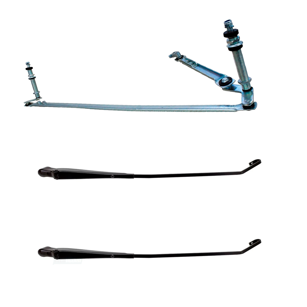 KIT CONJUNTO MONTADO PAR BRAÇO LIMPADOR VOLVO NL10  NL12 N10 EDC 81 A 99 (K.ML0