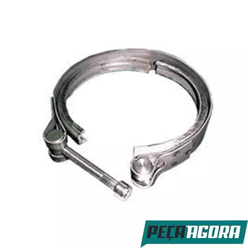 CAIXA 2 ABRACADEIRA SAIDA CARACOL COM CANAL GALVANIZADO PARA SCANIA 124 (CX.1431