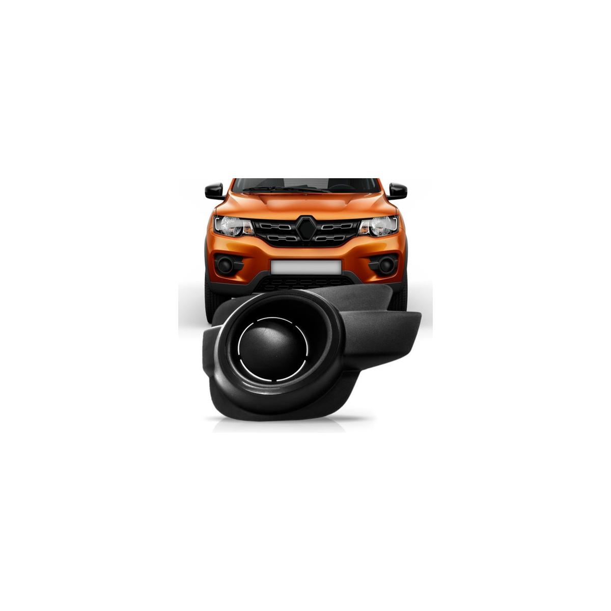 GRADE DO FAROL DE MILHA AUXILIAR ESQUERDO KWID 2017 A 2022 (RF27829)