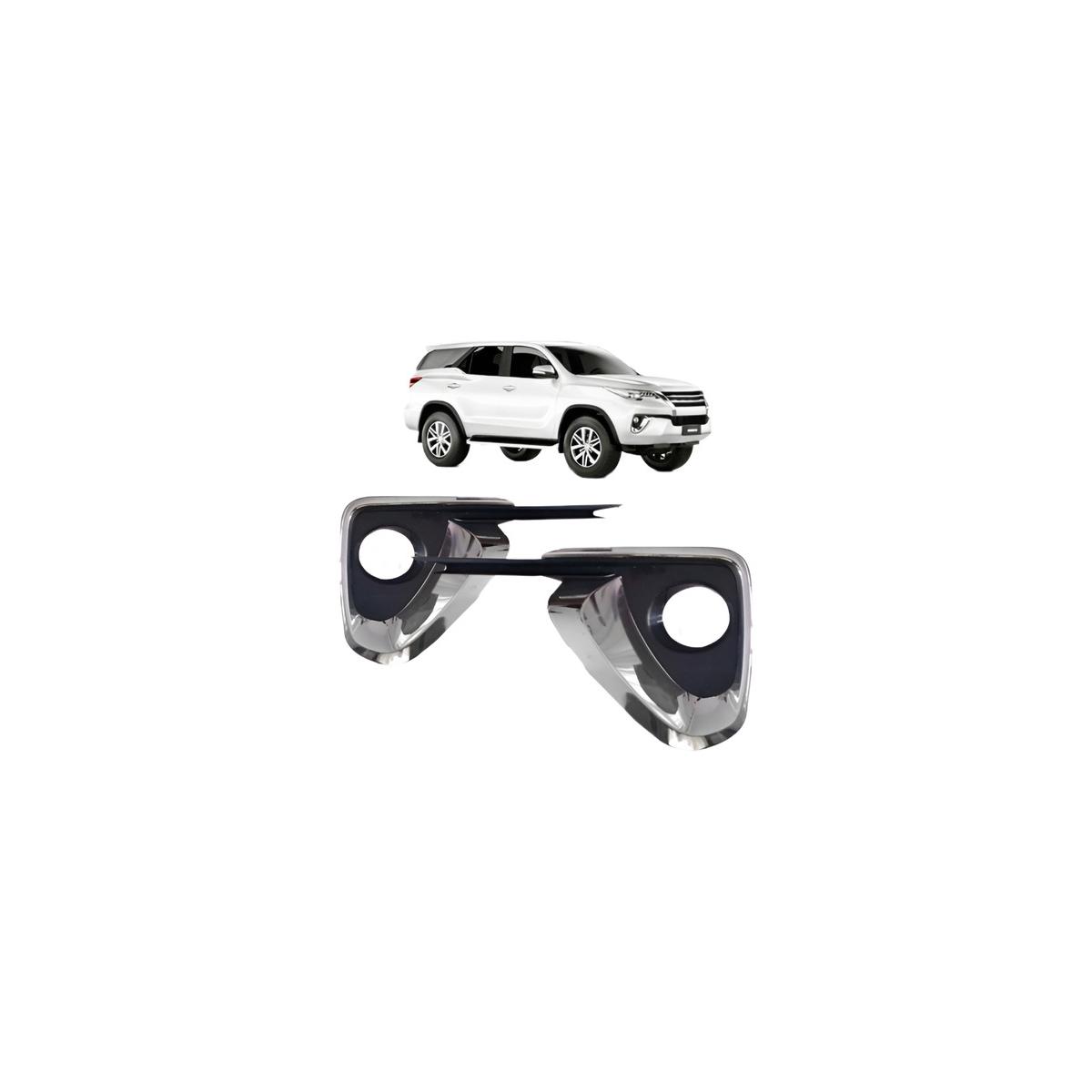 GRADE DO FAROL DE MILHA AUXILIAR ESQUERDO HILUX SW4 2016 A 2020 (RF28347)