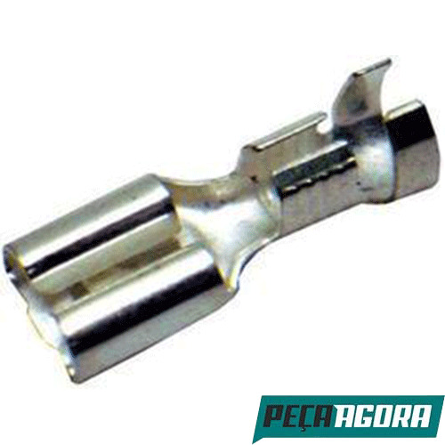 CAIXA 100  TERMINAL FASTON FEMEA ESTANHADO SEM ISOLADOR MERCEDES BENZ (CX.000545