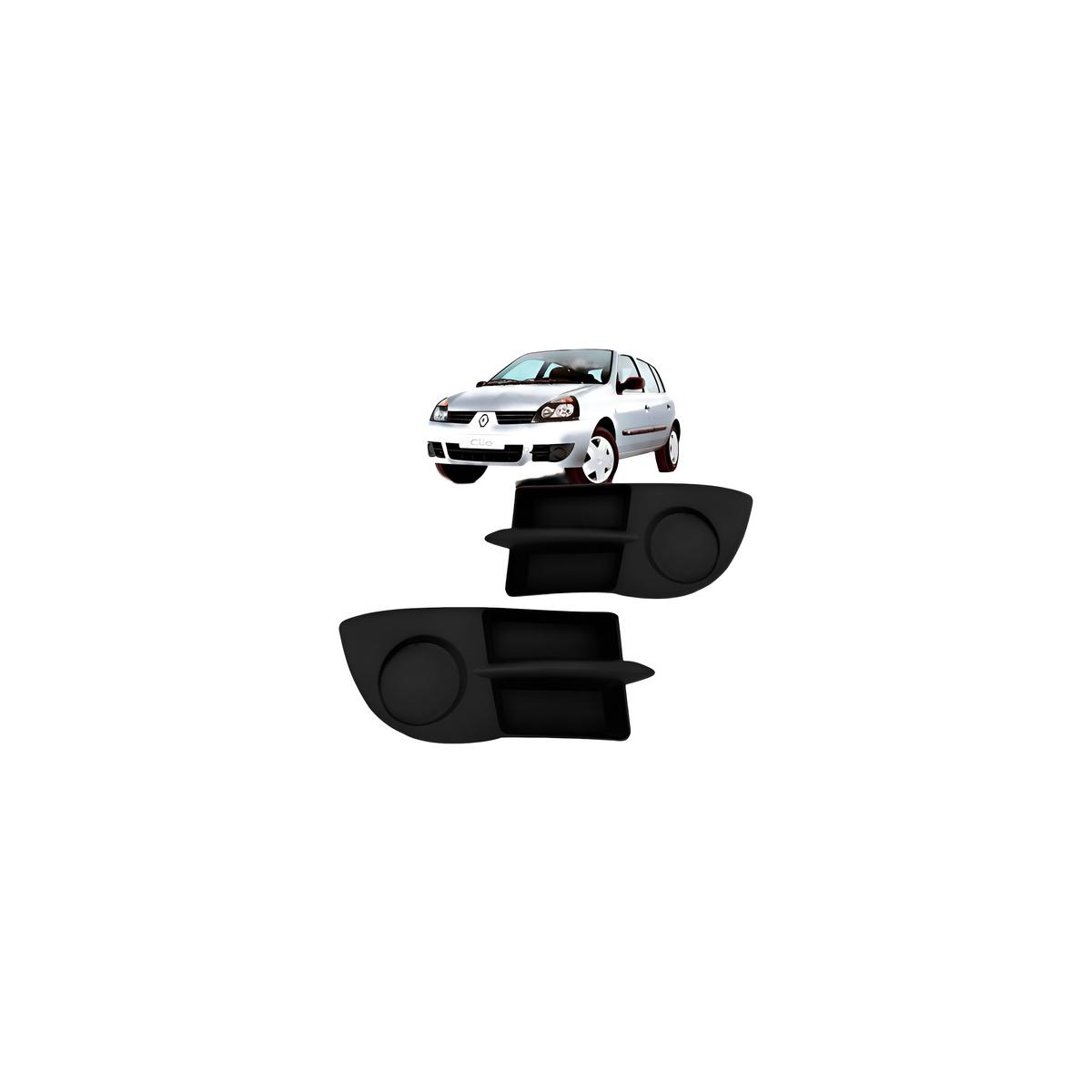 GRADE MOLDURA MILHA ESQUERDO CLIO 2006 A 2011 (RF18411)