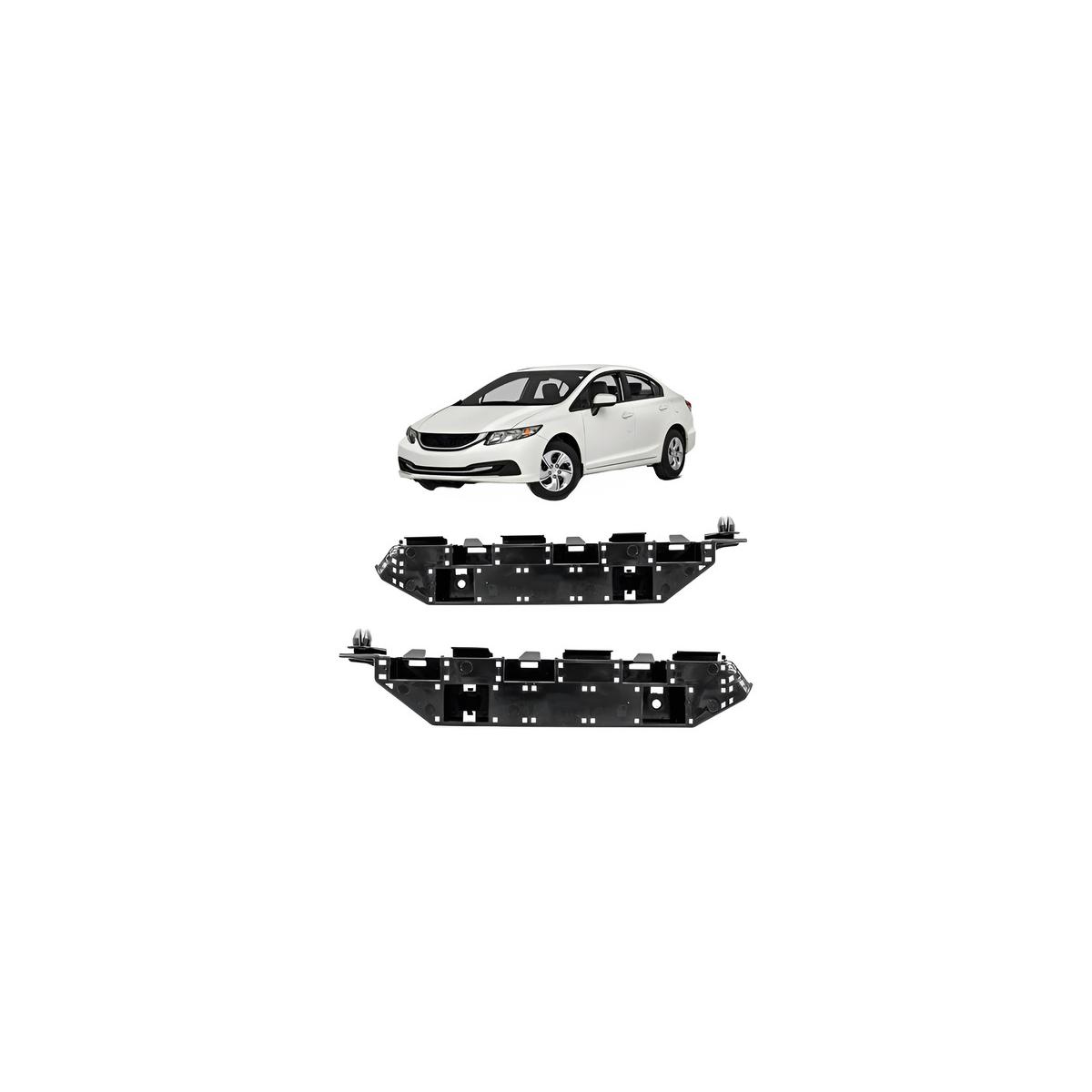 GUIA PARACHOQUE DIANTEIRO ESQUERDO CIVIC 2012 A 2016 (RF28435)