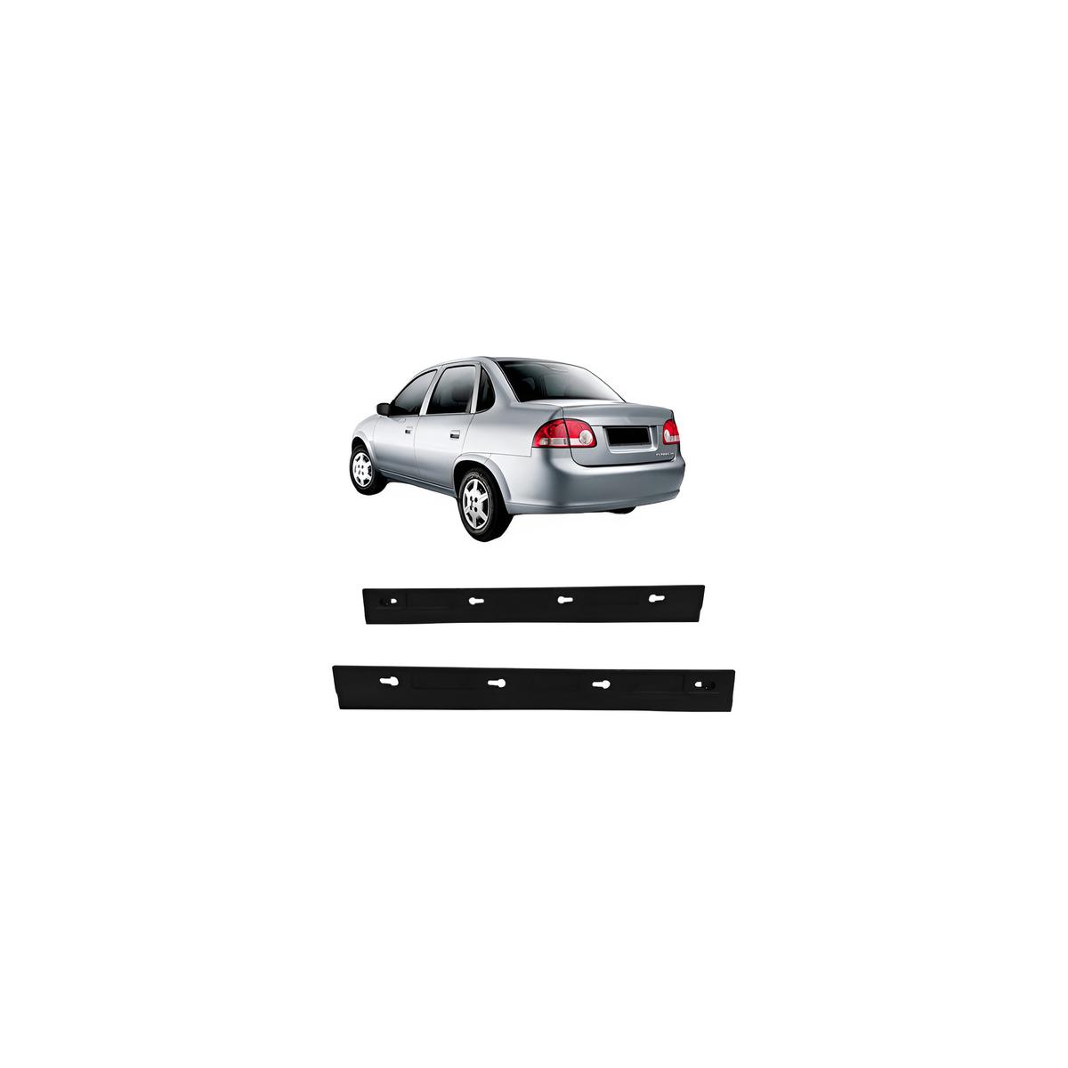 GUIA PARACHOQUE TRASEIRO ESQUERDO CORSA 2010 A 2016 (RF22989)