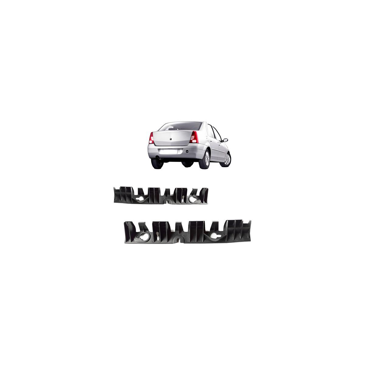 GUIA PARACHOQUE TRASEIRO DIREITO LOGAN 2007 A 2010 (RF25684)