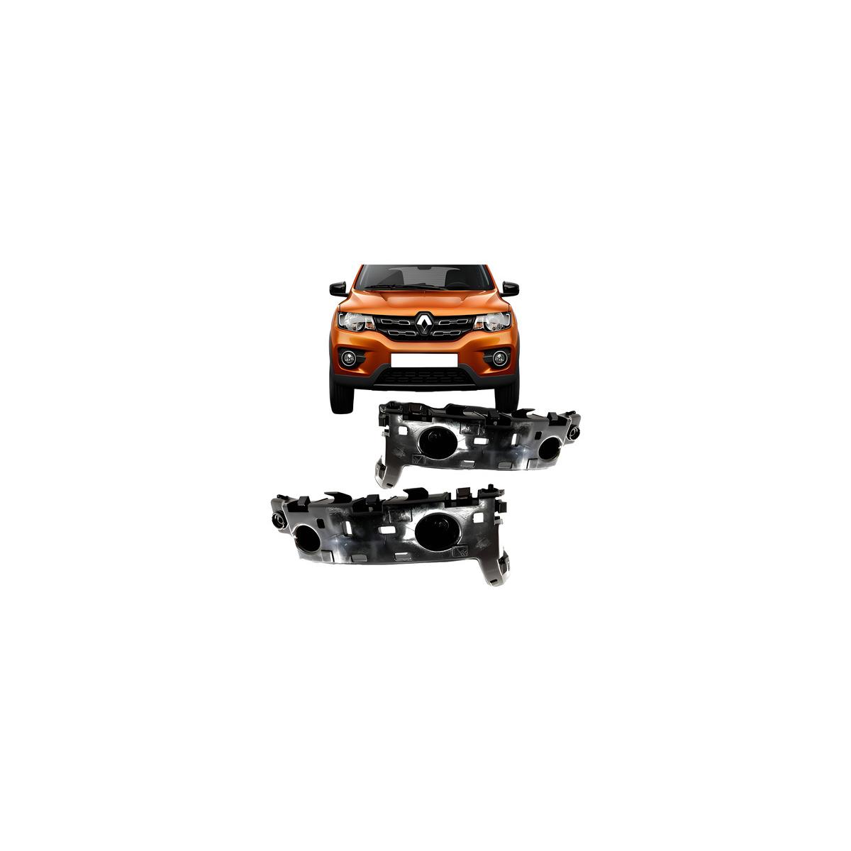 GUIA SUPORTE PARACHOQUE DIANTEIRO ECOSPORT 2013 A 2016 PAR KWID 2017 A 2022 (RF2