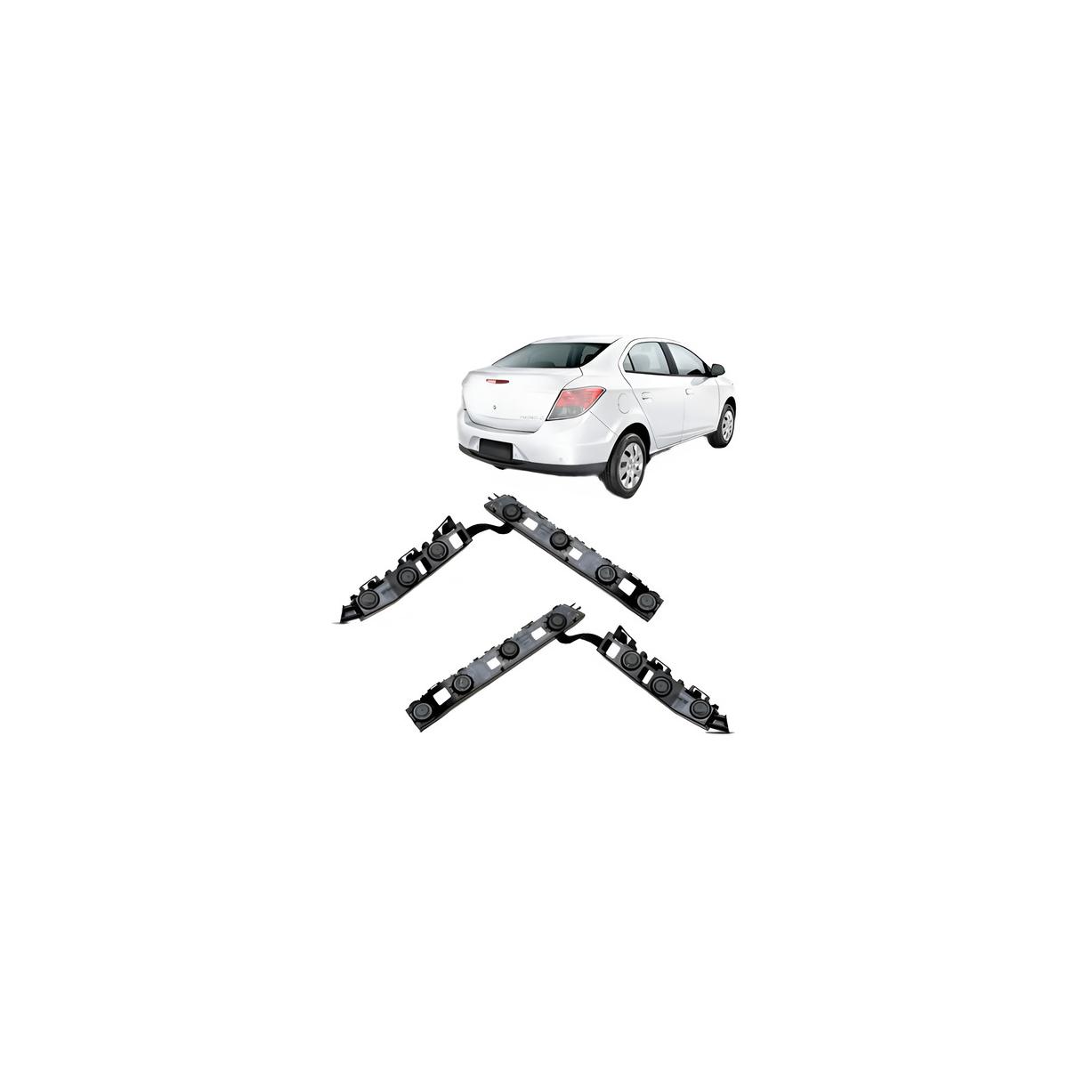 GUIA SUPORTE PARACHOQUE TRASEIRO ESQUERDO PRISMA 2013 A 2016 (RF30439)