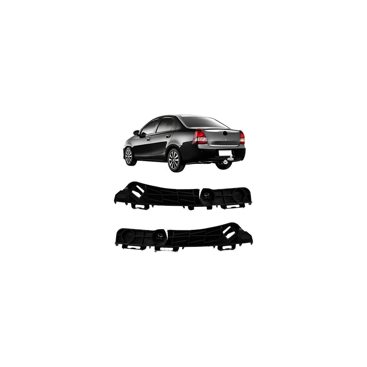 GUIA SUPORTE PARACHOQUE TRASEIRO ESQUERDO ETIOS 2012 A 2021 (RF30451)