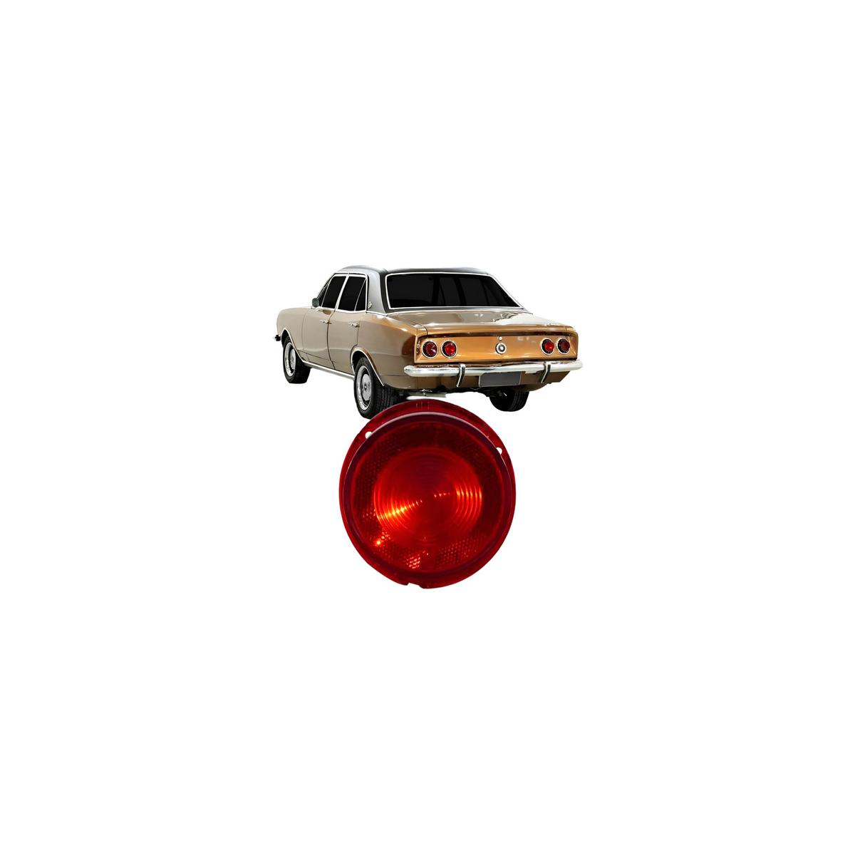 JOGO LENTE TRASEIRA ESQUERDO OPALA 1970 A 1979 (RF150122)
