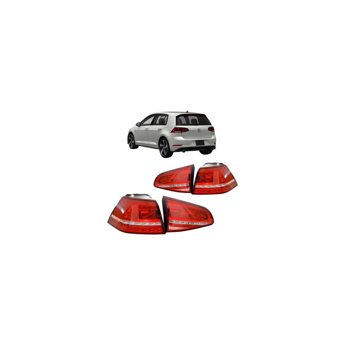 KIT 4 LANTERNAS TRASEIRAS GOLF 2014 A 2020 (RF27527)