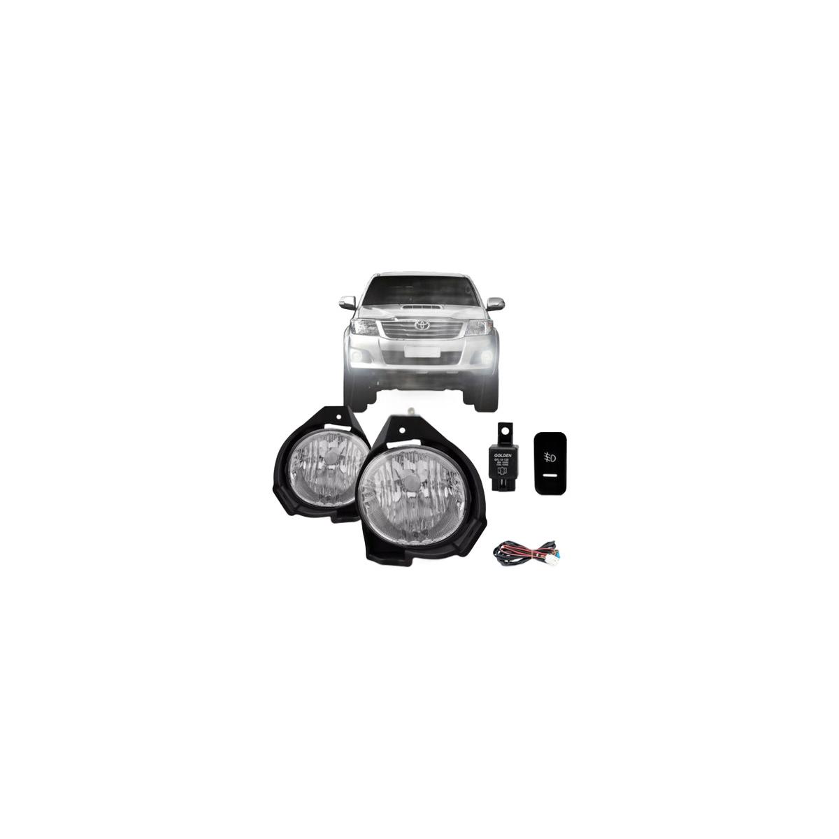KIT FAROL MILHA AUXILIAR HILUX 2012 A 2015 (RF20602)