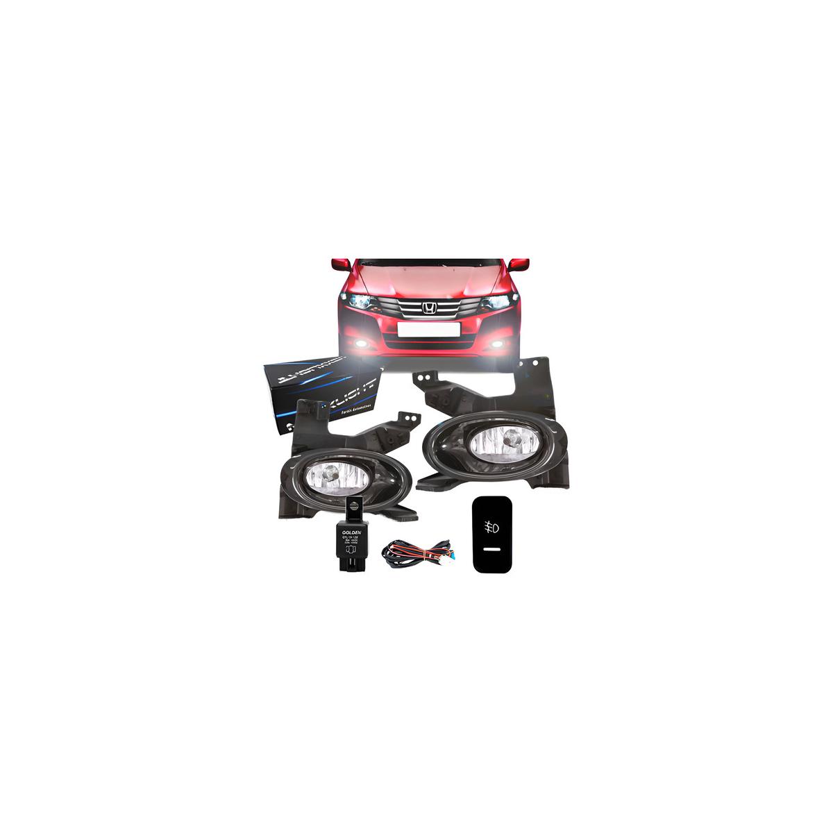 KIT FAROL MILHA AUXILIAR CITY 2009 A 2011 (RF20608)