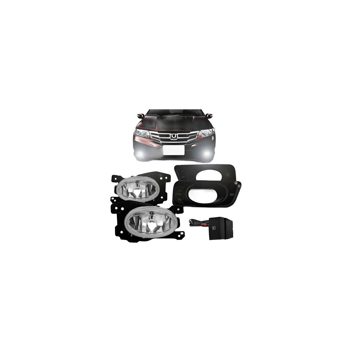 KIT FAROL MILHA AUXILIAR CITY 2012 A 2014 (RF20614)