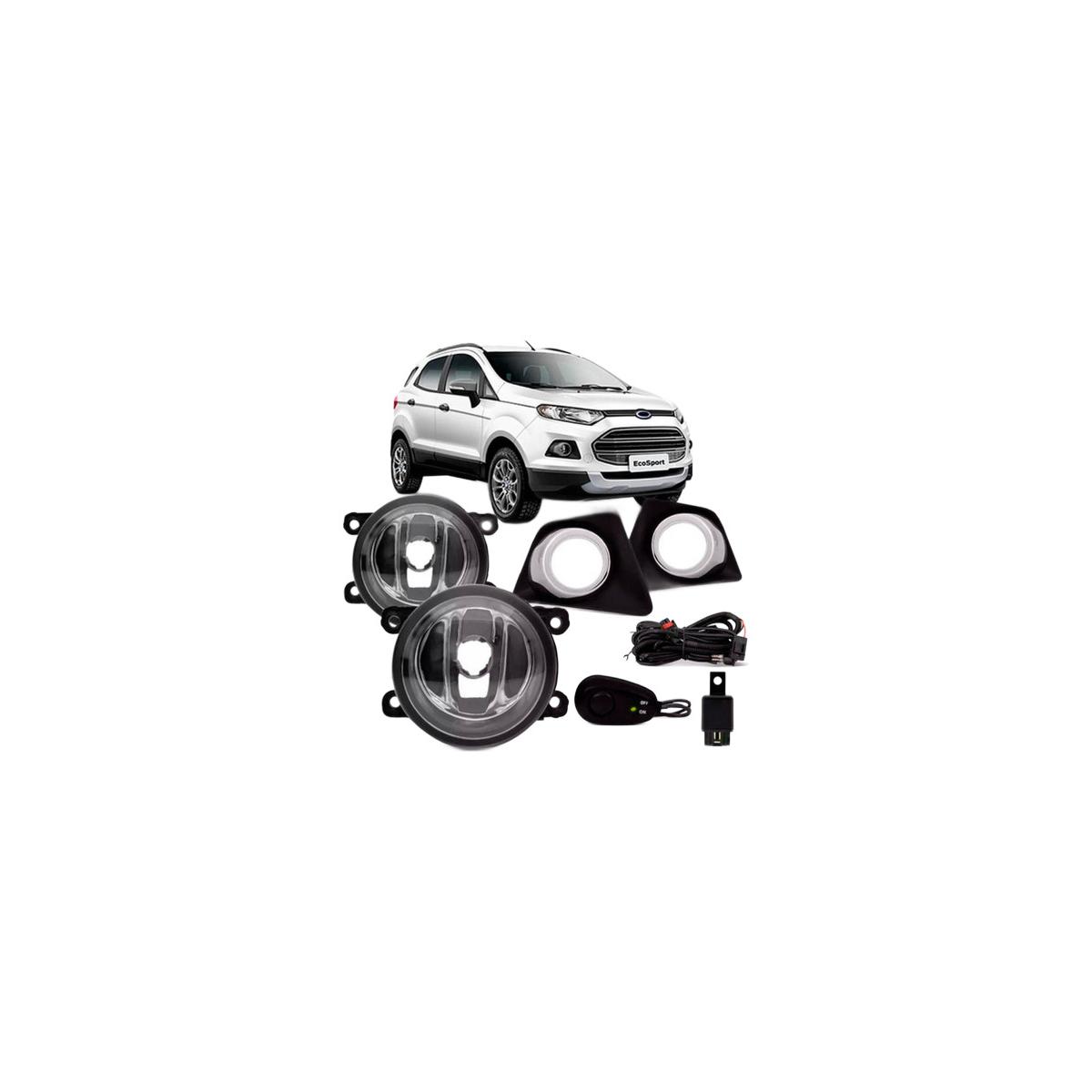 KIT FAROL MILHA AUXILIAR ECOSPORT 2013 A 2017 (RF25915)