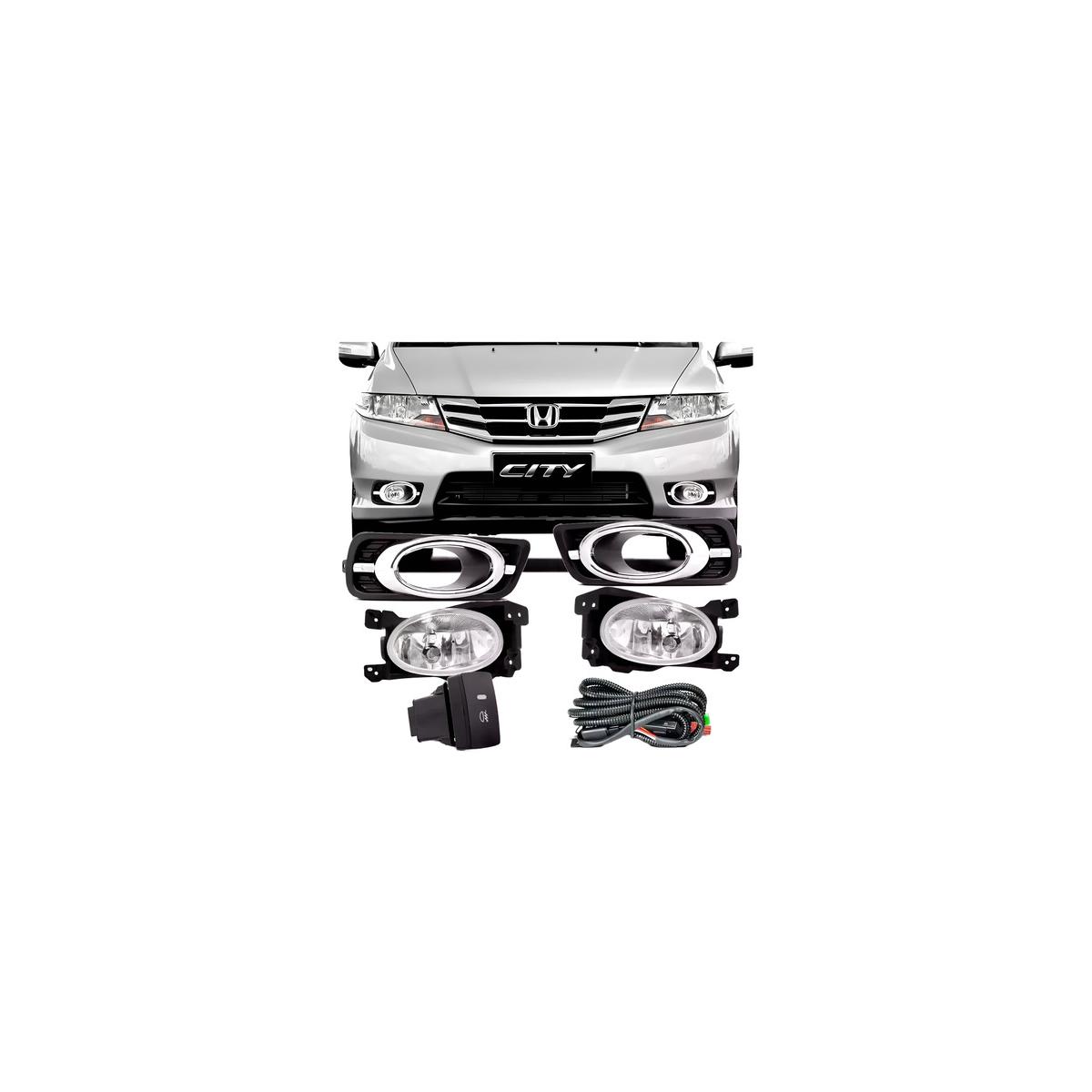 KIT FAROL MILHA AUXILIAR CITY 2012 A 2014 (RF25943)