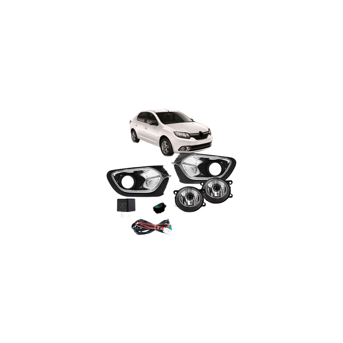 KIT FAROL MILHA AUXILIAR LOGAN 2014 A 2019 (RF25961)