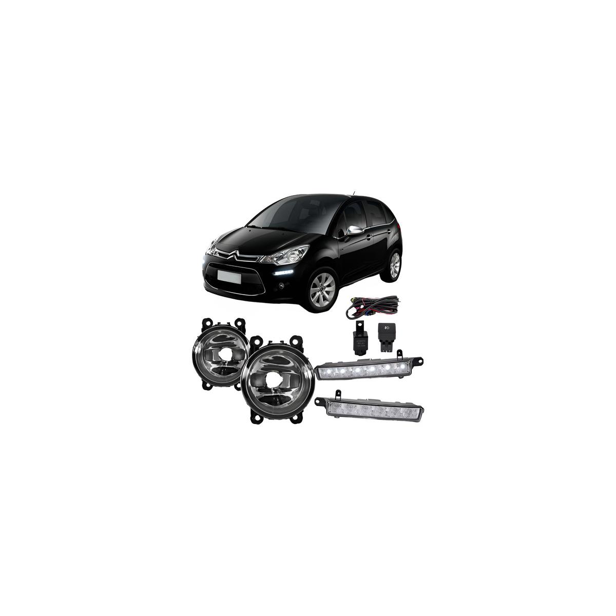 KIT FAROL MILHA AUXILIAR C3 2013 A 2020 (RF25963)