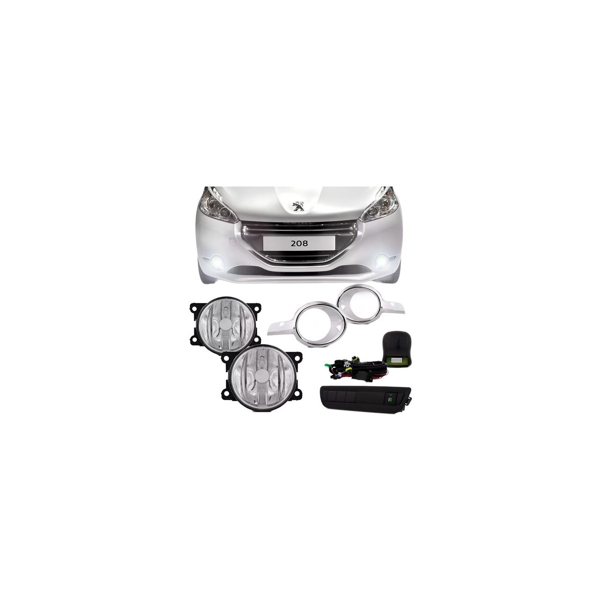 KIT FAROL MILHA AUXILIAR 208 2012 A 2016 (RF25965)